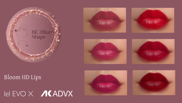 BE Allure Shape - Bloom Lips Lel X/AK ADVX DEMO