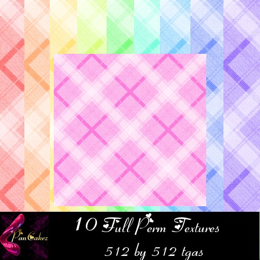 *PCz* Pastel Plaid Textures