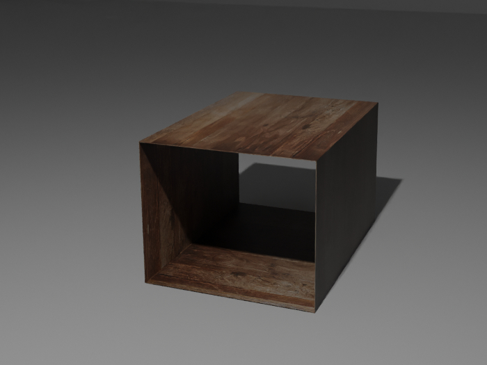 WOOD END TABLE