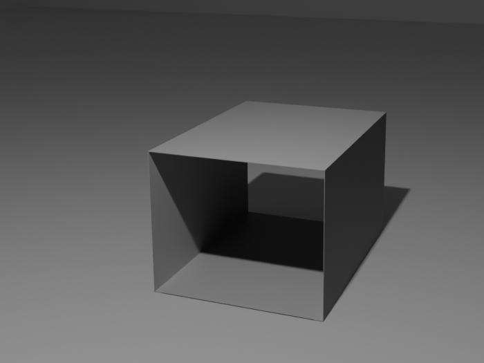 WHITE END TABLE