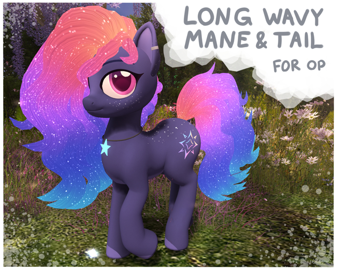 [OP] Long Wavy Mane & Tail