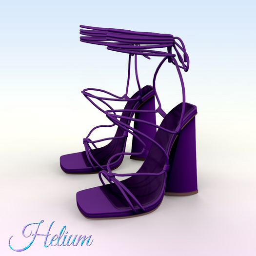 Purple Bound Heels Slink