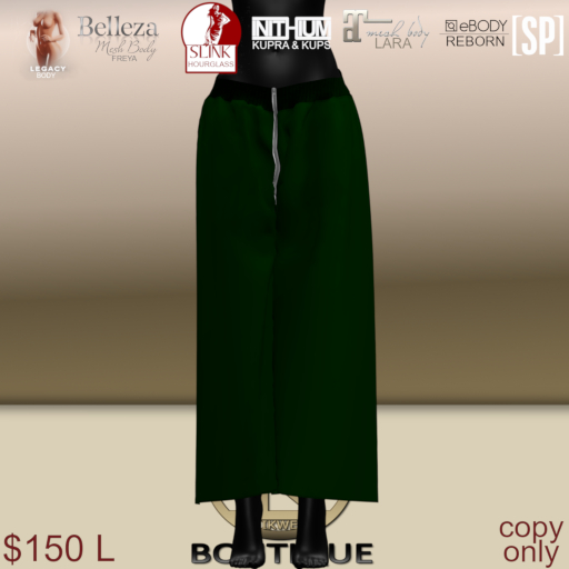IKWE Flare Pants Green