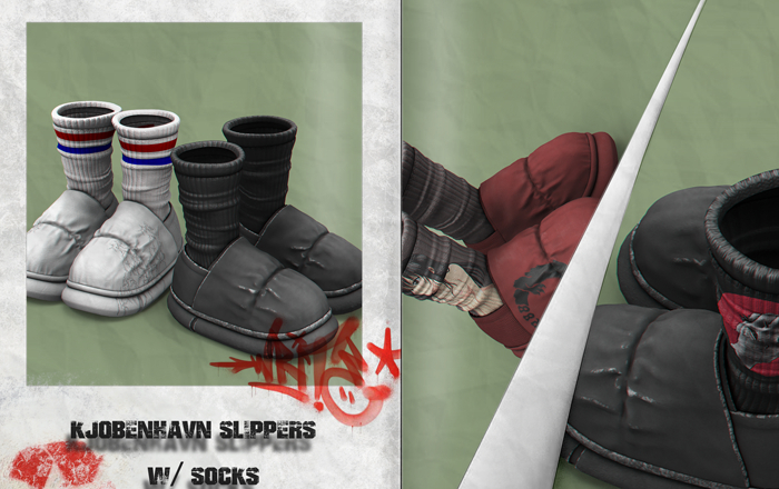 R88// KJOBENHAVN SLIPPERS [FATPACK] + HUD