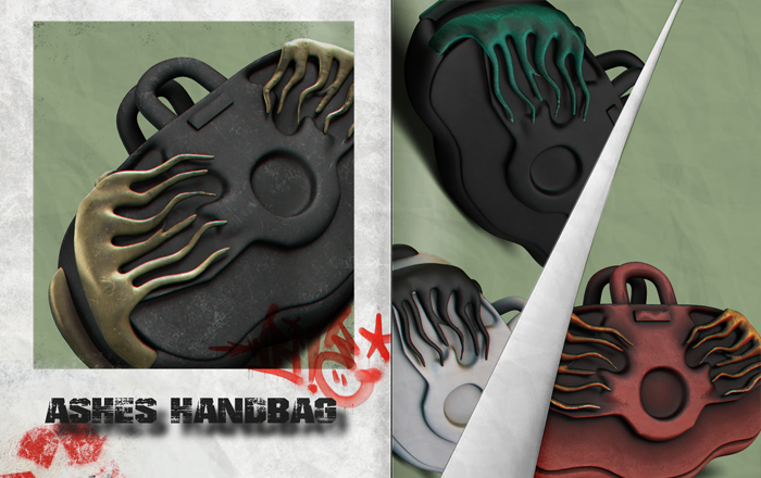 R88// ASHES HANDBAG -FATPACK + HUD