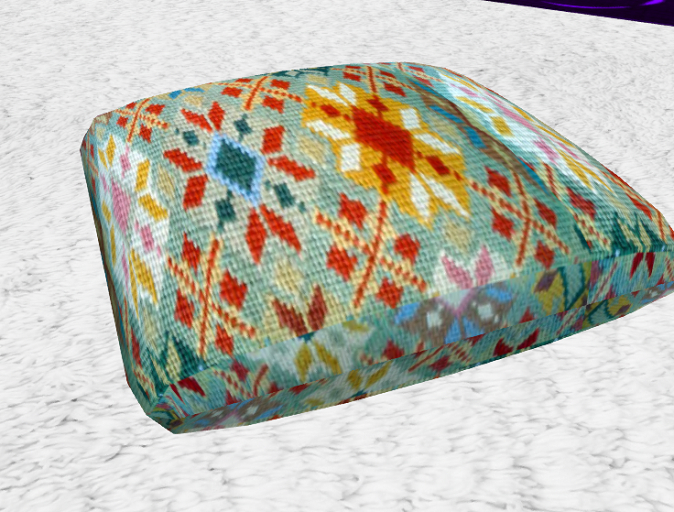 Floor Pillow festive knit 1Li