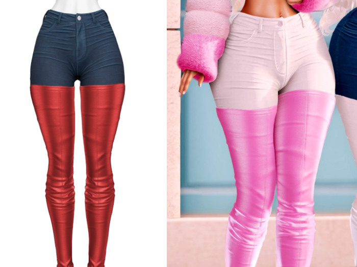 YALLA ~ Kass Jeans [RED]