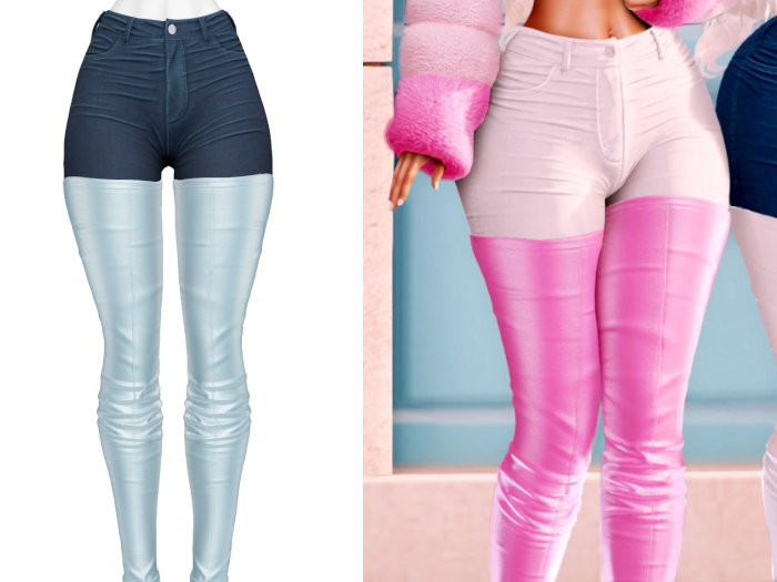 YALLA ~ Kass Jeans [BABYBLUE]