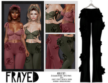 Frayed - Adele Pants - Black