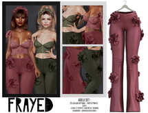Frayed - Adele Pants - Dusky