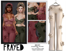 Frayed - Adele Pants - Cream