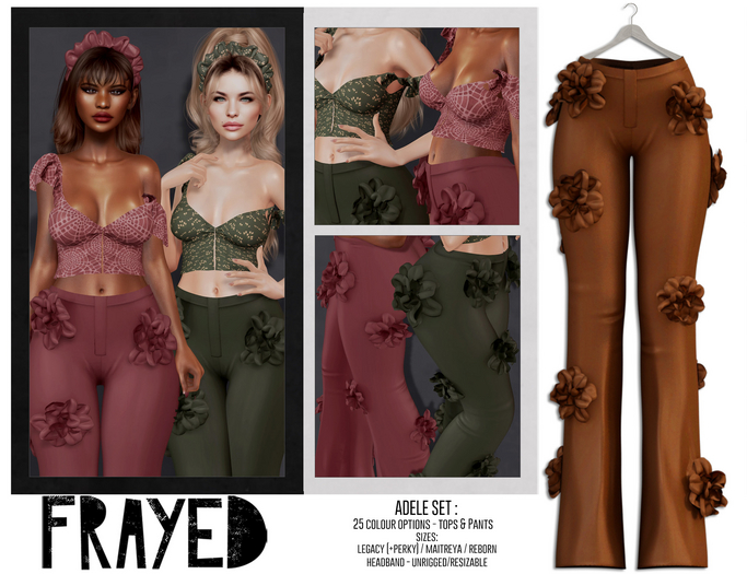 Frayed - Adele Pants - Tan