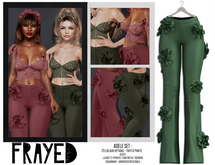 Frayed - Adele Pants - Green