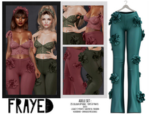 Frayed - Adele Pants - Teal