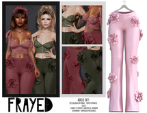 Frayed - Adele Pants - Pink