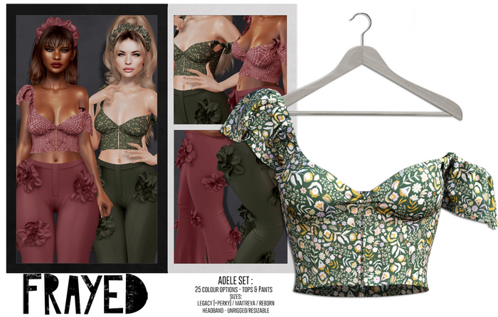 Frayed - Adele Top - Floral