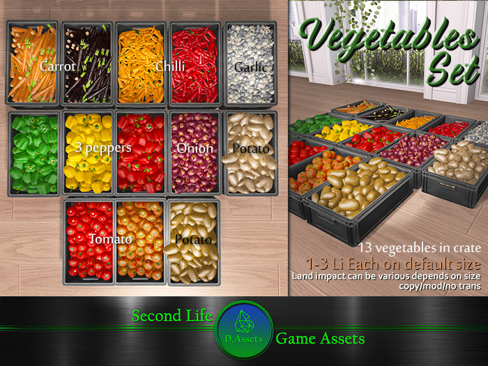 :D.Assets: - Vegetable Pack [ADD ME]