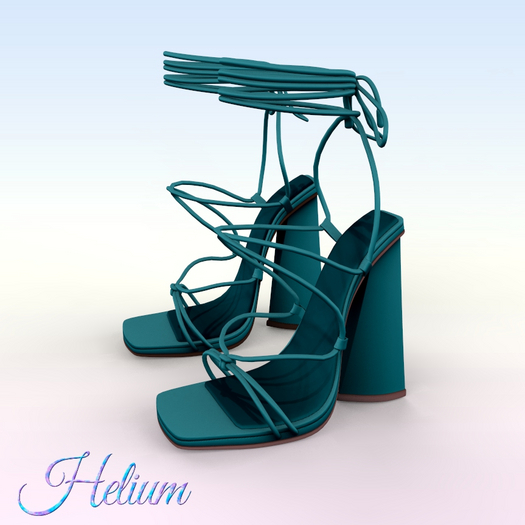 Turqoise Bound Heels Kupra