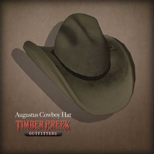 [Timber Creek] The Augustus Cowboy Hat-Dusty Brown