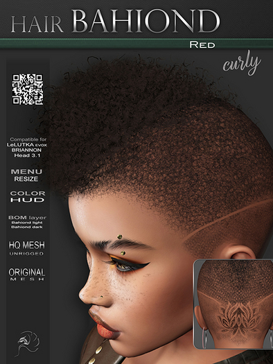 [//REBIRTH/]-Hair Bahiond-Red
