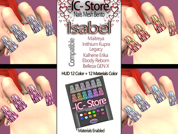 -IC- Store Nails Mesh Bento (Isabel)  !!!ADDME