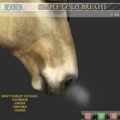 [. HEATHEN .] Cold Breath[Simple]-{ADD to wear}