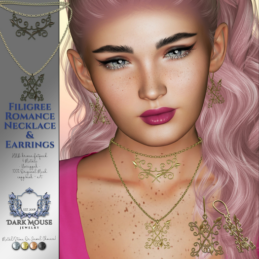 *DM* Romance Filigree Necklace