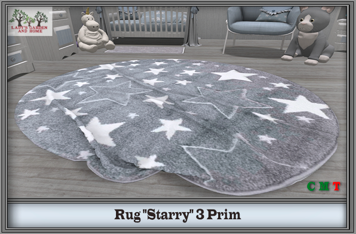Lady's Garden - Rug "Starry" 3 Prim