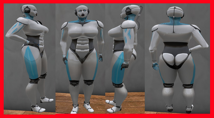 LEE-STYLE ANDROID ROBOT AVATAR BODY PLUS   BOM HEAD WITH FACIAL EXPRESSIONS AND BODY MOVES HANDS