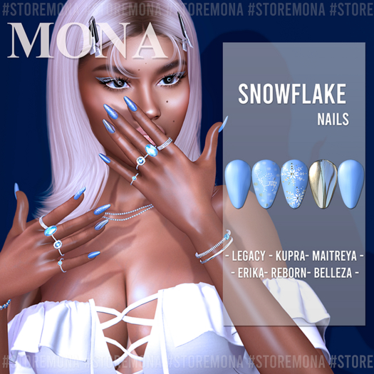 MONA - Snowflake Nails 