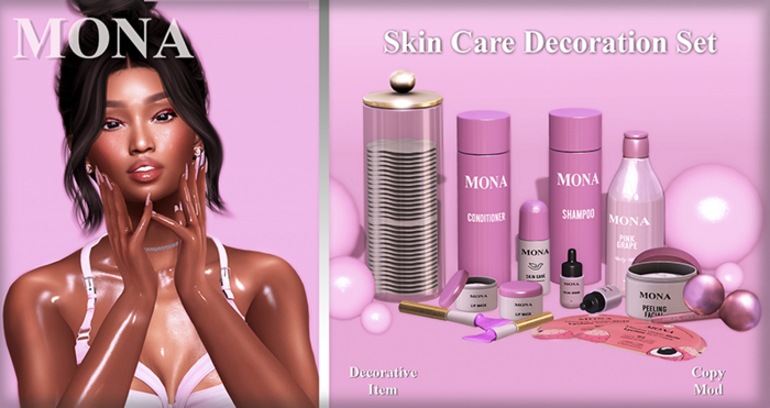 MONA - Skin Care Decoration Set 