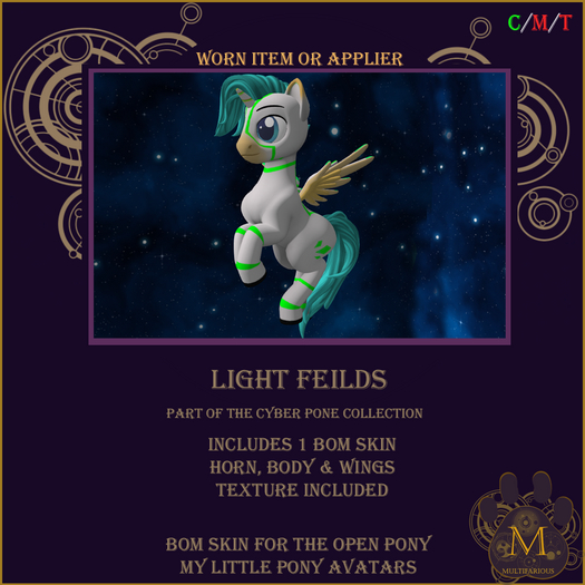 *M* light feilds cyber pony Unpacker