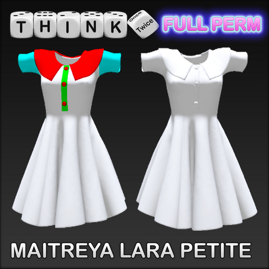 TT-LP09-ROUND COLLAR FROCK LARA PETITE
