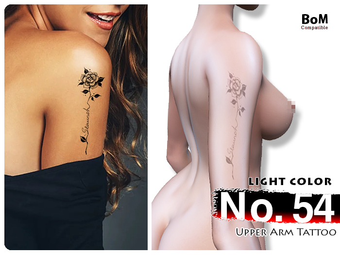 (Upper Arm Tattoo) No.54 Light Color - BoM