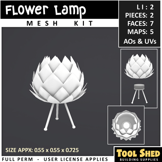 Tool Shed - Flower Lamp Mesh Kit