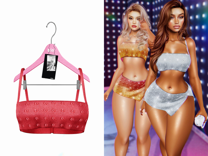 [Brior] Bri Diamond Top - (Red)