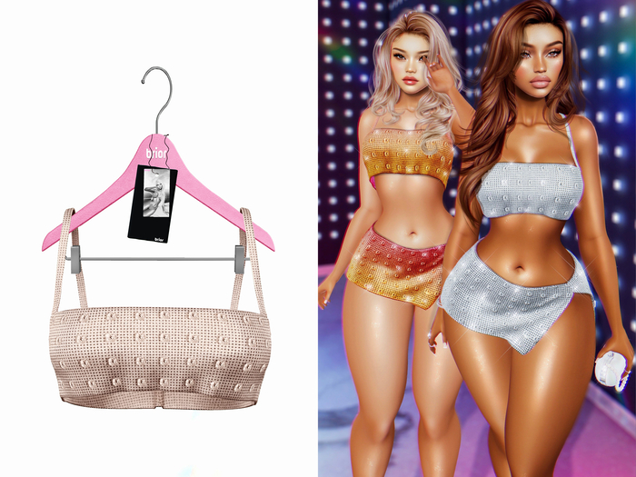 [Brior] Bri Diamond Top - (Tan)