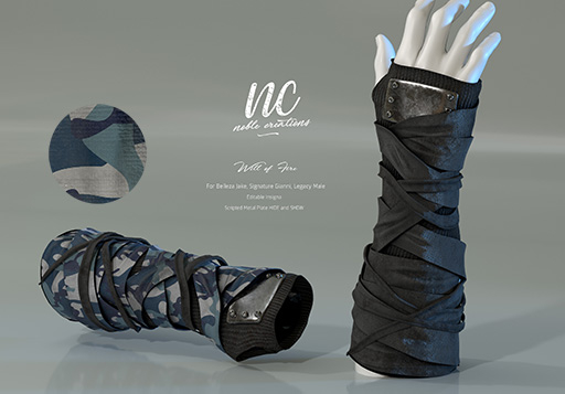 [NC] - Will of Fire (Mimetic Blue)  / Male & Female 