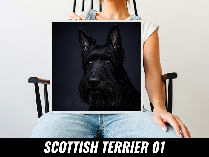 SCOTTISH TERRIER 01 [Framed art] (KD)
