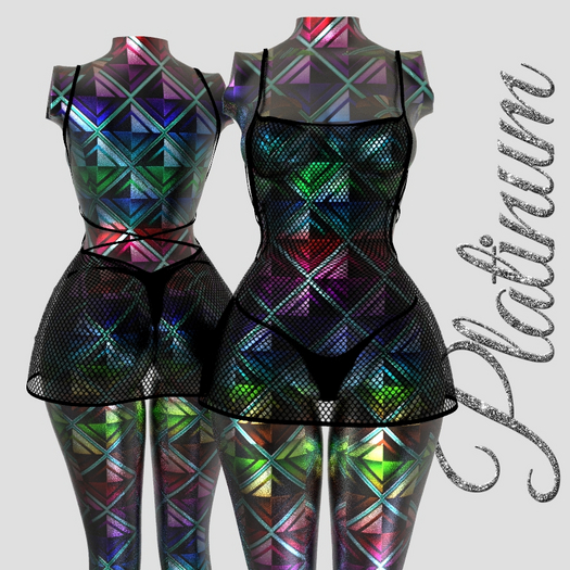 Black Fishnet Dress
