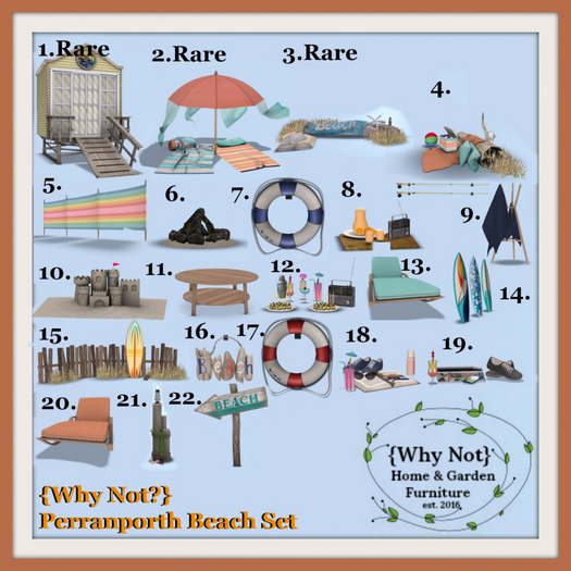 01{Why Not?} Perranporth Beach Hut RARE