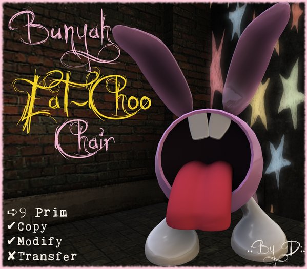 .:DooDaddles by D:. (Bunny EAT-CHOO Chair)