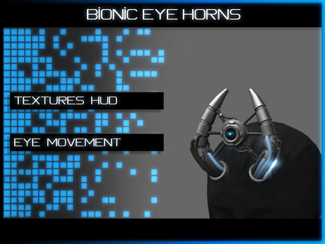 Second Life Marketplace - [Ten-Zero] Bionic Eye Horns