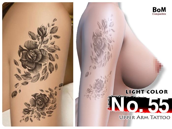 (Upper Arm Tattoo) No.55 Light Color - BoM