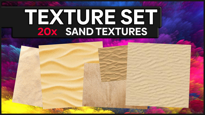 [MICHE] 20x SAND TEXTURES SET