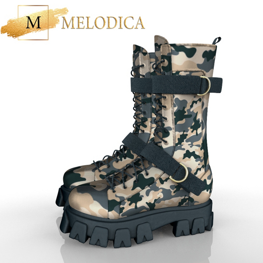 Navy Bibi Boots Reborn
