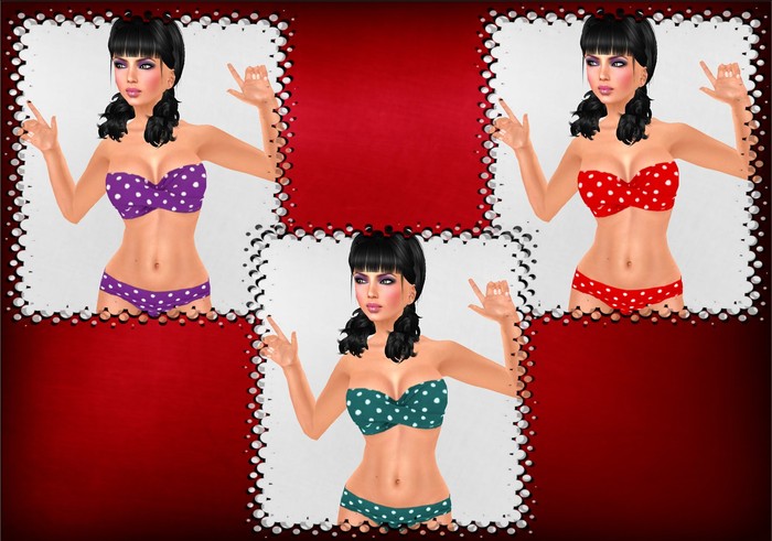 ::Trend Setterz:: Dot Bikini