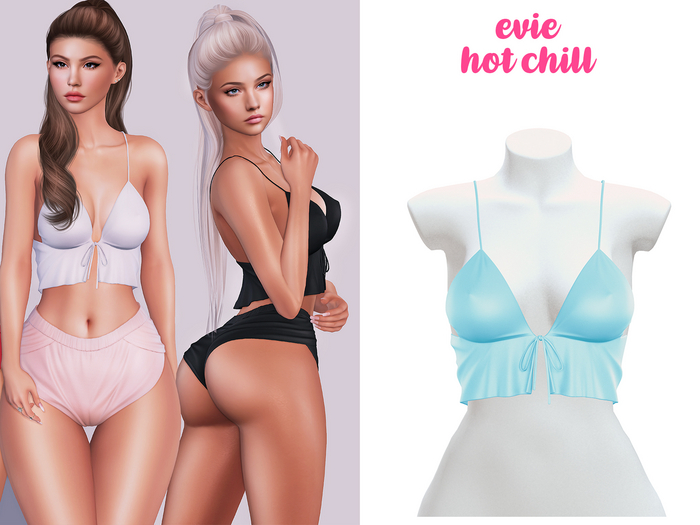 EVIE - Hot Chill Top - Sky
