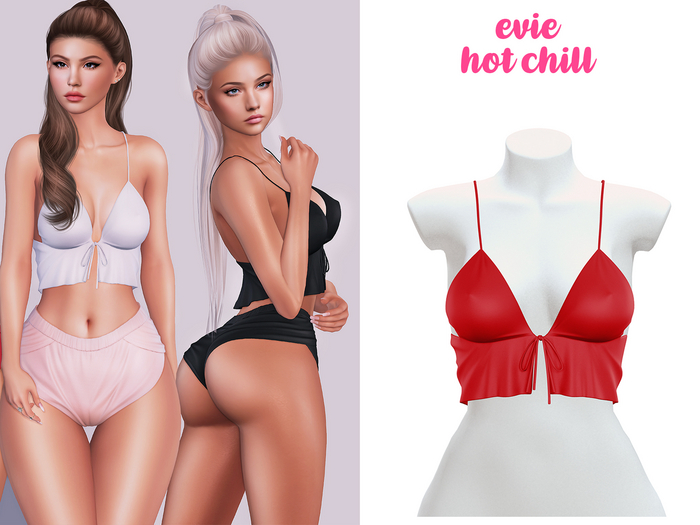EVIE - Hot Chill Top - Red