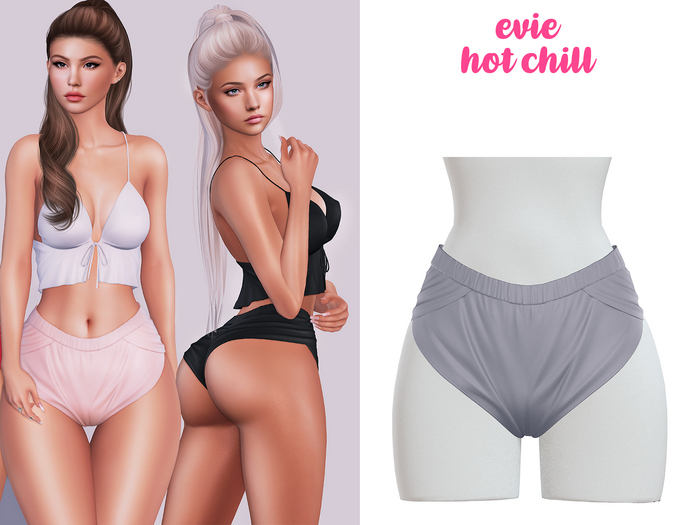 EVIE - Hot Chill Shorts - Grey